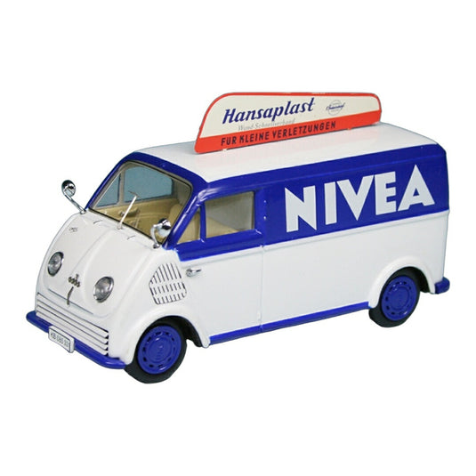 DKW Schnellaster バン Nivea Creme Hansaplast 1000台限定 / Schuco 1/43 ミニカー