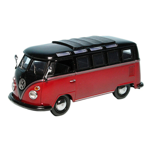 VWフォルクスワーゲン T1 Bulli Samba Bus レッド/ブラック / Schuco 1/43 ミニカー