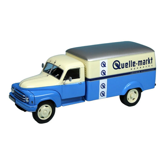 Hanomagハノマグ L28 ボックスタイプ Quelle 1000台限定 / Schuco 1/43 ミニカー