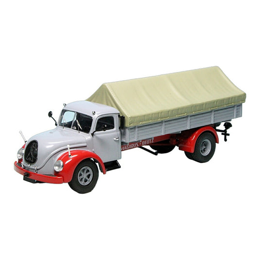 Magirus-Deutzマギルス・ドゥーツ S6500 プラットフォーム テントターポリン 1000台限定 / Schuco 1/43 ミニカー