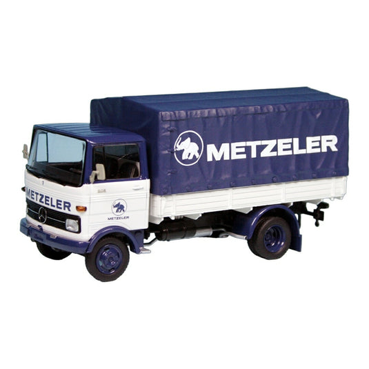 Mercedes Benzメルセデスベンツ LP608 プラットフォーム/ターポリン Metzeler 1000台限定 / Schuco 1/43 ミニカー