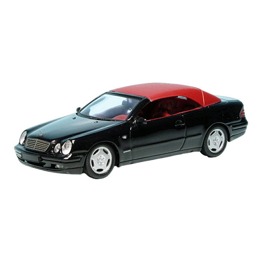 Mercedes Benzメルセデスベンツ CLKクラス Elegance コンバーチブル A208 1998 ブラック / Schuco 1/43 ミニカー