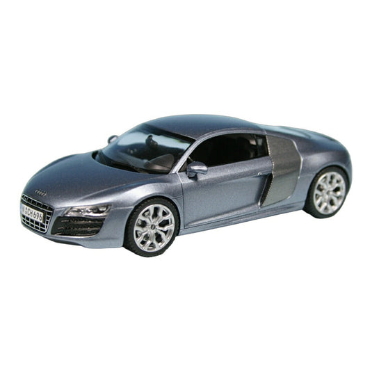 Audiアウディ R8 5.2 FSI V10 Quattro Coupe 2009 グレー 1000台限定 / Schuco 1/43 ミニカー