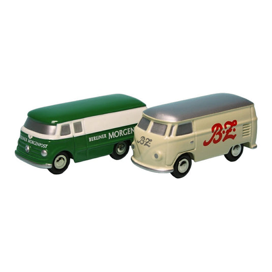 VWフォルクスワーゲン Berliner Morgenpost / Berliner Zeitung セット 2222台限定 / Schuco 1/87 (Piccolo) ミニカ