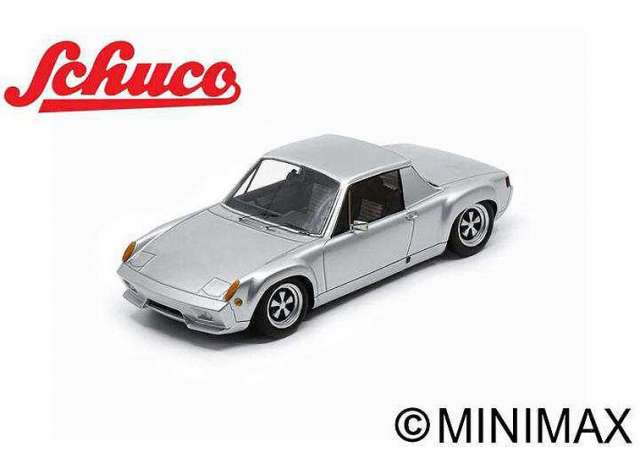 1972 ポルシェ 916 (シャーシ n12) シルバー/ Schuco  1/18 ミニカー