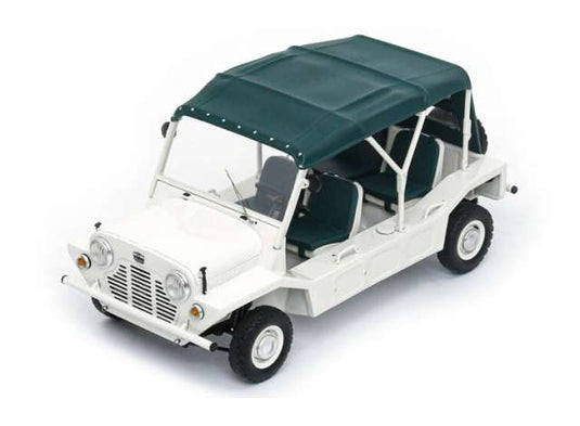 ミニ モーク ホワイト/グリーン Mini Moke ミニカー レジャービークル / Schuco 1/18 ミニカー