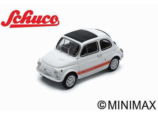 1965 フィアット 500 アバルト 595 SS ホワイト/ Schuco  1/18 ミニカー