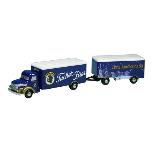 Schuco Piccolo Krupp Titan ボックストラック トレーラー Tucher Bier 2222台限定 / Schuco 1/87 (Piccolo) ミニカー