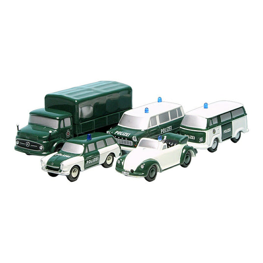 Schuco Piccolo セット Polizei 1000台限定 / Schuco 1/87 (Piccolo) ミニカー