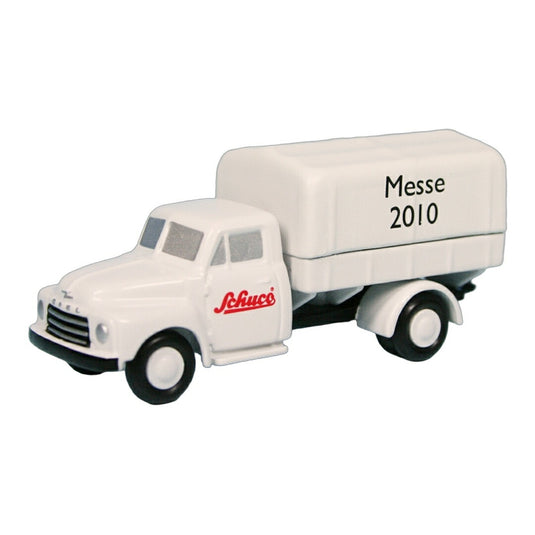Opelオペル Blitz 1.75t プラットフォーム/ターポリン Schuco Spielwarenmesse 2010 1000台限定 / Schuco 1/87 (Picc