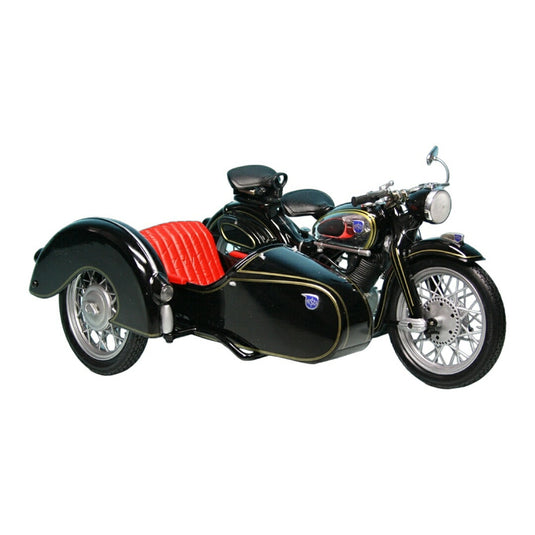 NSU Max with pillion-seat and Steib side-car 1954-1956 ブラック / Schuco 1/10 ミニカー