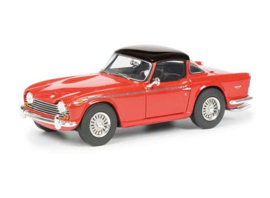 Triumph TR5 サレートップ (クローズド) レッド/Schuco 1/18ミニカー