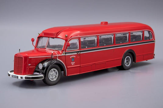 Mercedes-Benz O6600 バス 消防車 Feuerwehr Solingen レッド/ Schuco 1/43 ミニカー