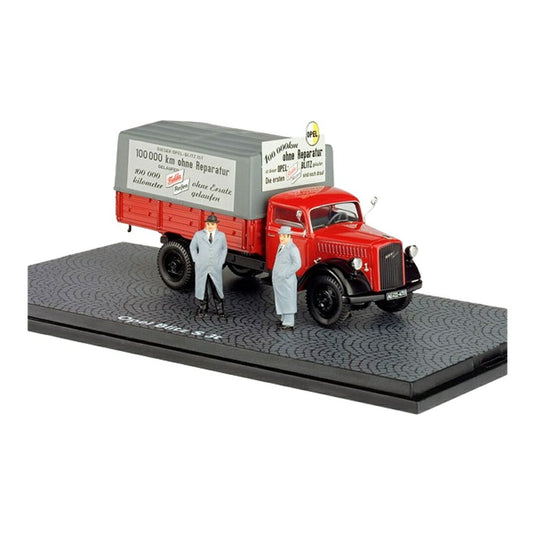 Opelオペル Blitz 3t Fulda ジオラマ レッド / Schuco 1/43 ミニカー