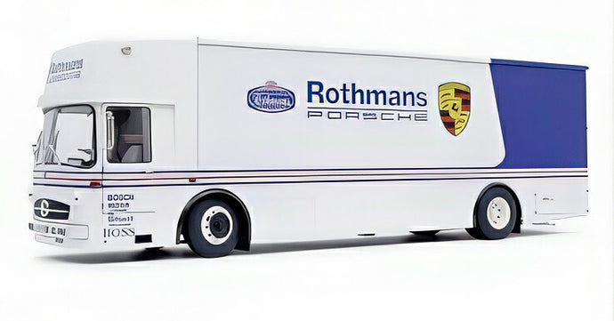 レース トランスポーター Rothmans/ Schuco 1/18
