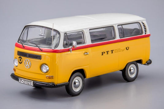 Volkswagen VW T2a バス Poste Suisse スイスポスト イエロー ホワイト/ Schuco 1/43 ミニカー