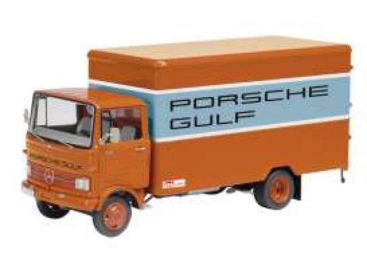 Mercedes Benz LP608 ポルシェガルフ オレンジ/Schuco 1/43ミニカー
