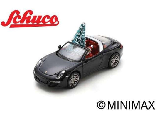 Porsche 911 (992) カレラ4 GTS タルガ クリスマス2023 ブラック/Schuco 1/43ミニカー