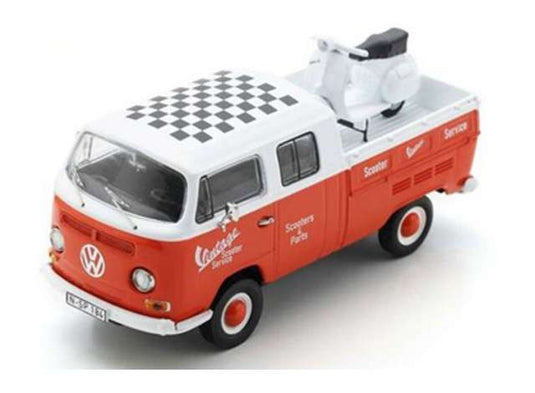 フォルクスワーゲン T2 ドゥカ & ベスパ GS セット ワーゲン 働く車 / Schuco 1/43 ミニカー