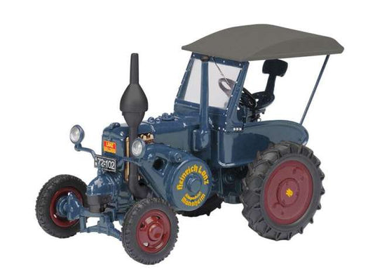 ランツ・ブルドッグ トラクター ブルー/イエロー/レッド 働く車 ミニカー / Schuco 1/43 農機