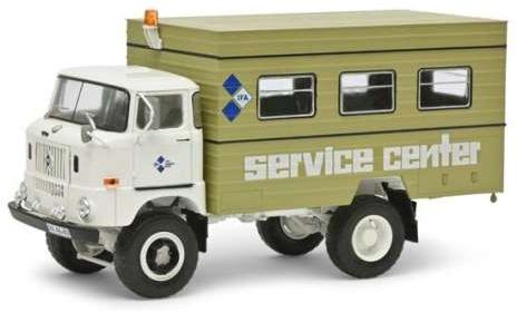 IFA W50 Koffer-LKW Fortschritt Service ホワイト／グレー/ Schuco  1/32 ミニカー