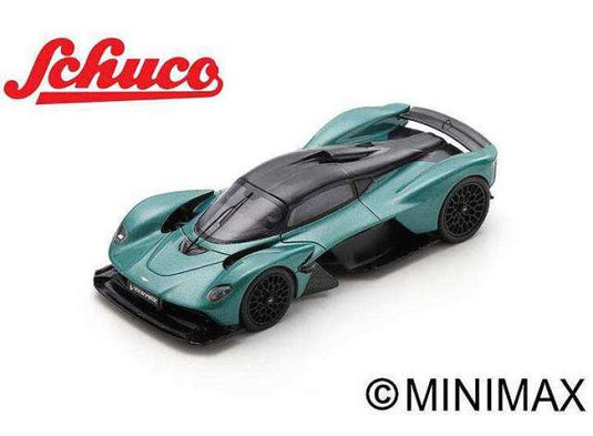 2021 アストンマーティン ヴァルキリー ブラック/グリーン Aston Martin / Schuco 1/43 ミニカー