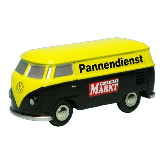 VWフォルクスワーゲン T1 Bulli Van Oldtimer Markt Pannendienst 1000台限定 / Schuco 1/87 (Piccolo) ミニカー