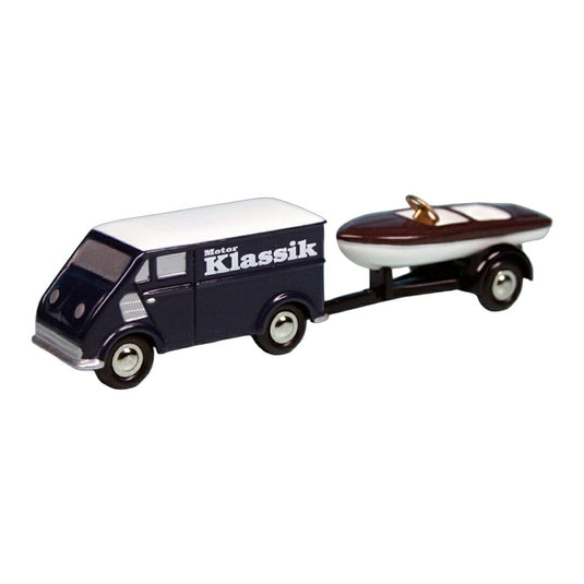 DKW Schnellaster Van with boat-trailer Motor Klassik Techno Classica 2001 500台限定 / Schuco