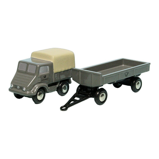 Mercedes Benzメルセデスベンツ Unimog U 401 with trailer Deutsche Bundespost 3000台限定 / Schuco 1/87
