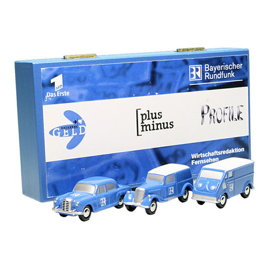 Schuco Piccolo セット Bayerischer Rundfunk 1998 150台限定 / Schuco 1/87 (Piccolo) ミニカー