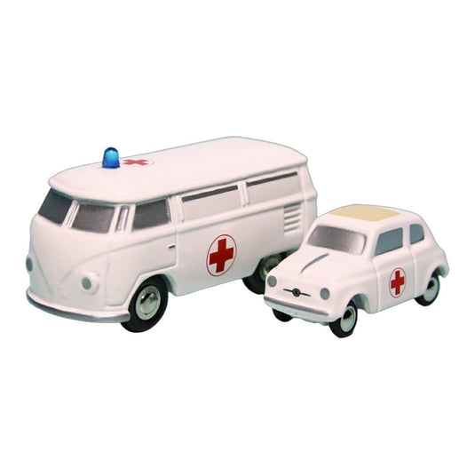 Schuco Piccolo セット Croce Rossa Italiana 1000台限定 / Schuco 1/87 (Piccolo) ミニカー