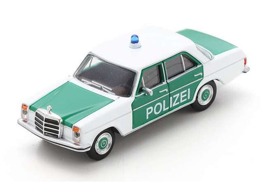 メルセデスベンツ /8 警察車両 ホワイト/グリーン ポリス ヘルパ 1/64 / Schuco 1/64 ミニカー