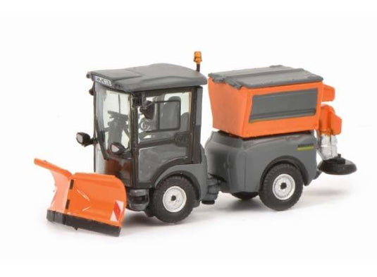 ケルヒャー MC 130 除雪仕様 グレー/オレンジ 働く車 ヘルパ 1/87 / Schuco 1/87 建機