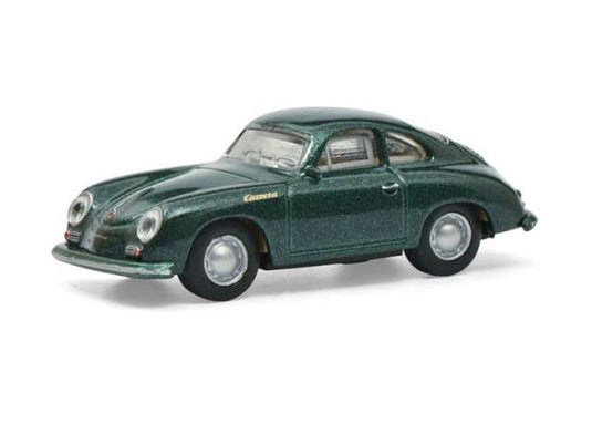 ポルシェ 356 クーペ グリーン Porsche 356 ヘルパ 1/87 ミニカー / Schuco 1/87 ミニカー
