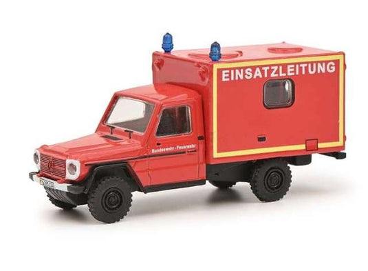 メルセデスベンツ Gクラス 消防車 レッド 働く車 ミニカー 消防車 / Schuco 1/87 ミニカー
