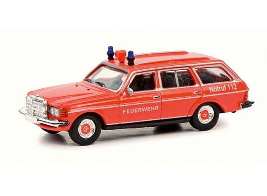 メルセデスベンツ 240 TE 消防車仕様 レッド 働く車 ミニカー 消防車 / Schuco 1/87 ミニカー