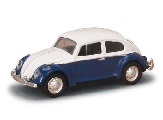 フォルクスワーゲン ビートル ブルー/ホワイト VW Beetle ヘルパ 1/87 / Schuco 1/87 ミニカー