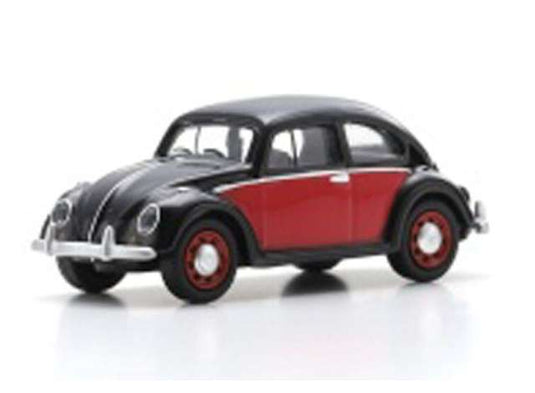 フォルクスワーゲン ビートル レッド/ブラック VW Beetle ヘルパ 1/87 / Schuco 1/87 ミニカー
