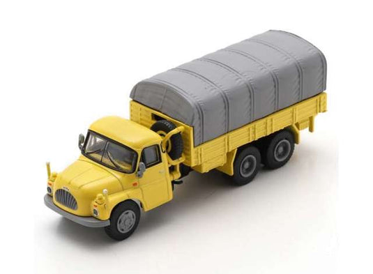 タトラ T138 laadbak met huif イエロー/グレー/ Schuco  1/87 ミニカー