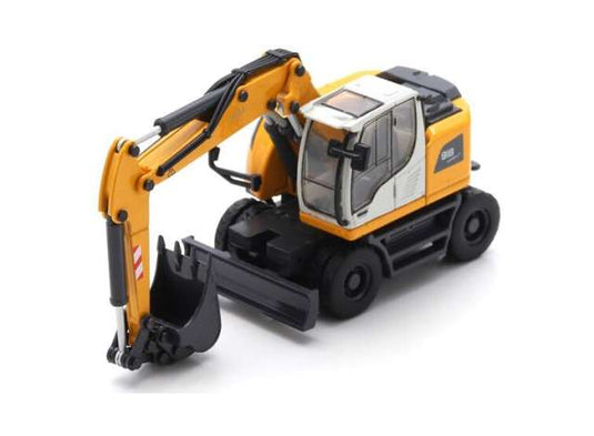 リープヘル A918 ホイールショベル イエロー/ホワイト 働く車 重機 ヘルパ / Schuco 1/87 建機