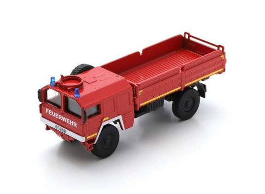 MAN KAT 1 5t 消防車仕様 レッド 働く車 ヘルパ 1/87 ミニカー / Schuco 1/87 ミニカー