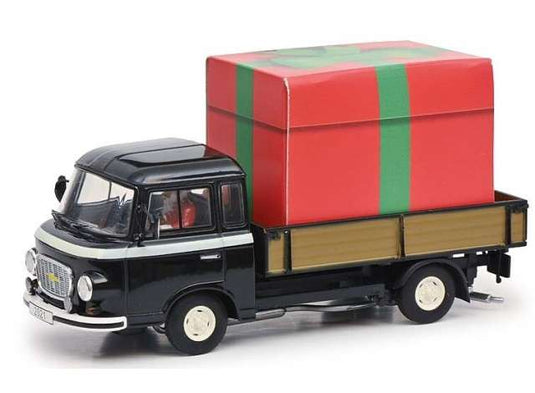 バルカス B1000 クリスマス 2021 ブラック/レッド/グリーン 働く車 / Schuco 1/43 ミニカー