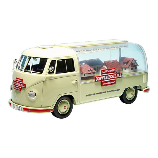 VWフォルクスワーゲン T1a Bulli プロモーションバン Schwaebisch Hall Bausparkasse / Schuco 1/18 ミニカー