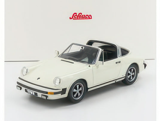 PORSCHE 911 TARGA 1977 WHITE/SCHUCO 1/18ミニカー