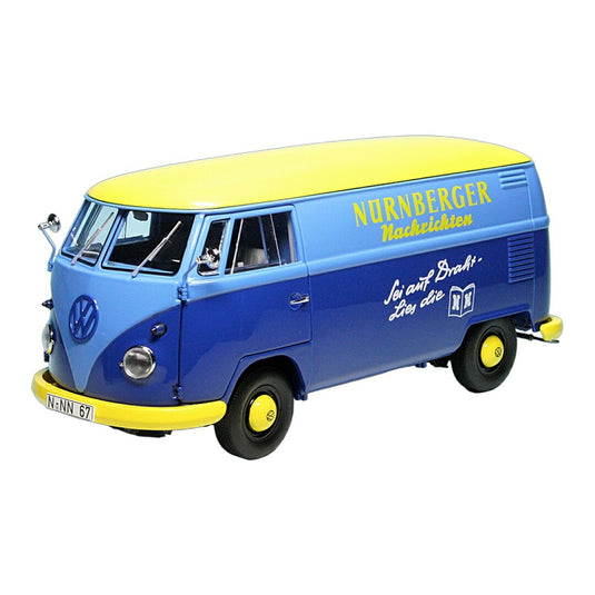 VWフォルクスワーゲン T1 Bulli Van Nuernberger Nachrichten 1000台限定 / Schuco 1/18 ミニカー