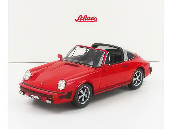PORSCHE 911 TARGA 1977 RED/SCHUCO 1/18ミニカー