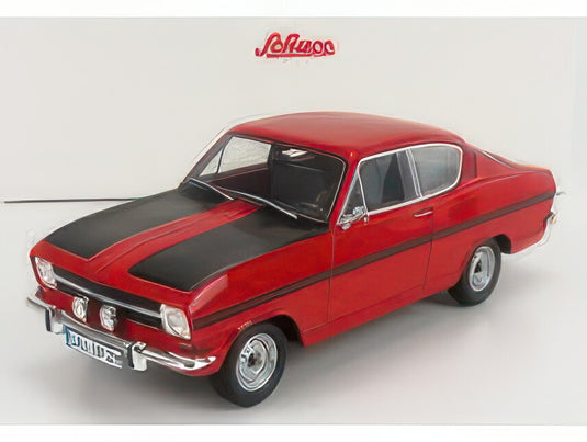 OPEL KADETT B RALLY COUPE 1966 RED BLACK/SCHUCO 1/18ミニカー