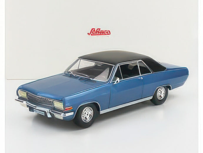 OPEL DIPLOMAT A COUPE 1965 LIGHT BLUE MATT BLACK/SCHUCO 1/18ミニカー
