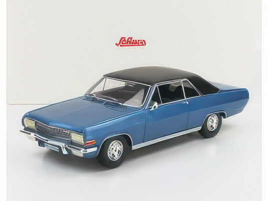 OPEL DIPLOMAT A COUPE 1965 LIGHT BLUE MATT BLACK/SCHUCO 1/18ミニカー