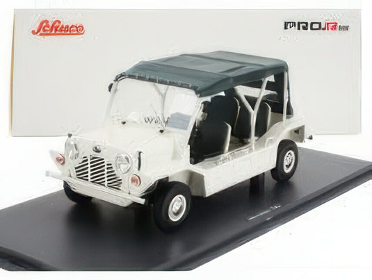 MINI モーク 1965 ホワイト グリーン/ Schuco 1/18 ミニカー